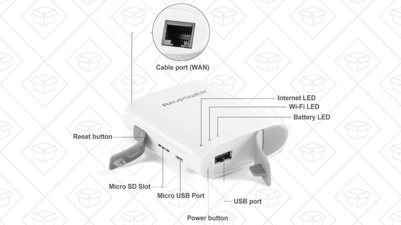 RAVPower FileHub, $28 con cĂłdigo DWZ73QET